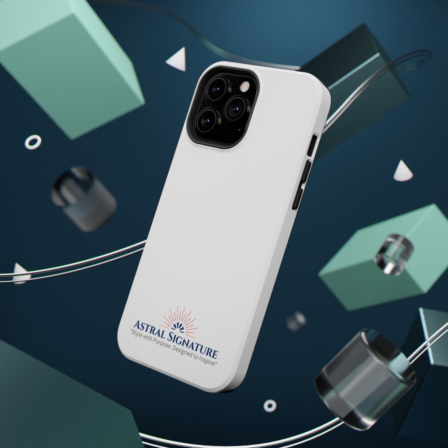 White Phone Case - Impact-Resistant White iPhone & Samsung Galaxy Case by Astral Signature