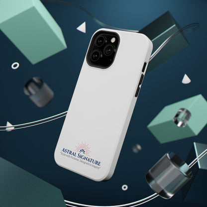 White Phone Case - Impact-Resistant White iPhone & Samsung Galaxy Case by Astral Signature