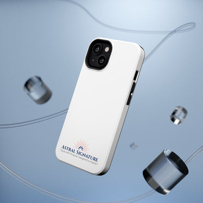 White Phone Case - Impact-Resistant White iPhone & Samsung Galaxy Case by Astral Signature