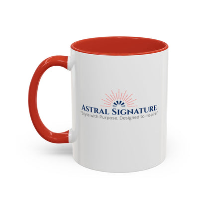 Breathe in and Let go Motivational and Inspirational Coffee Mug by Astral Signature