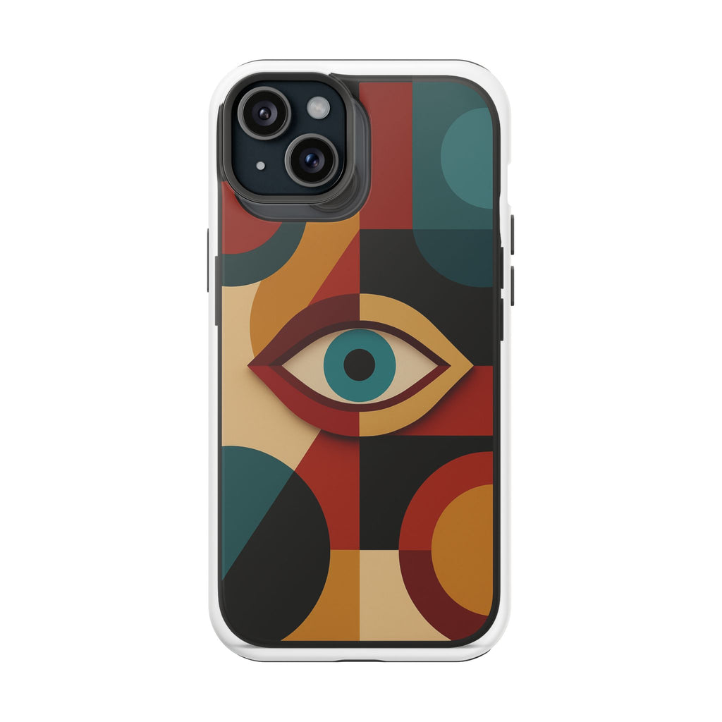 Creative angle of the Astral Signature Spiritual Symbol Phone Case showcasing its uniqueness.
