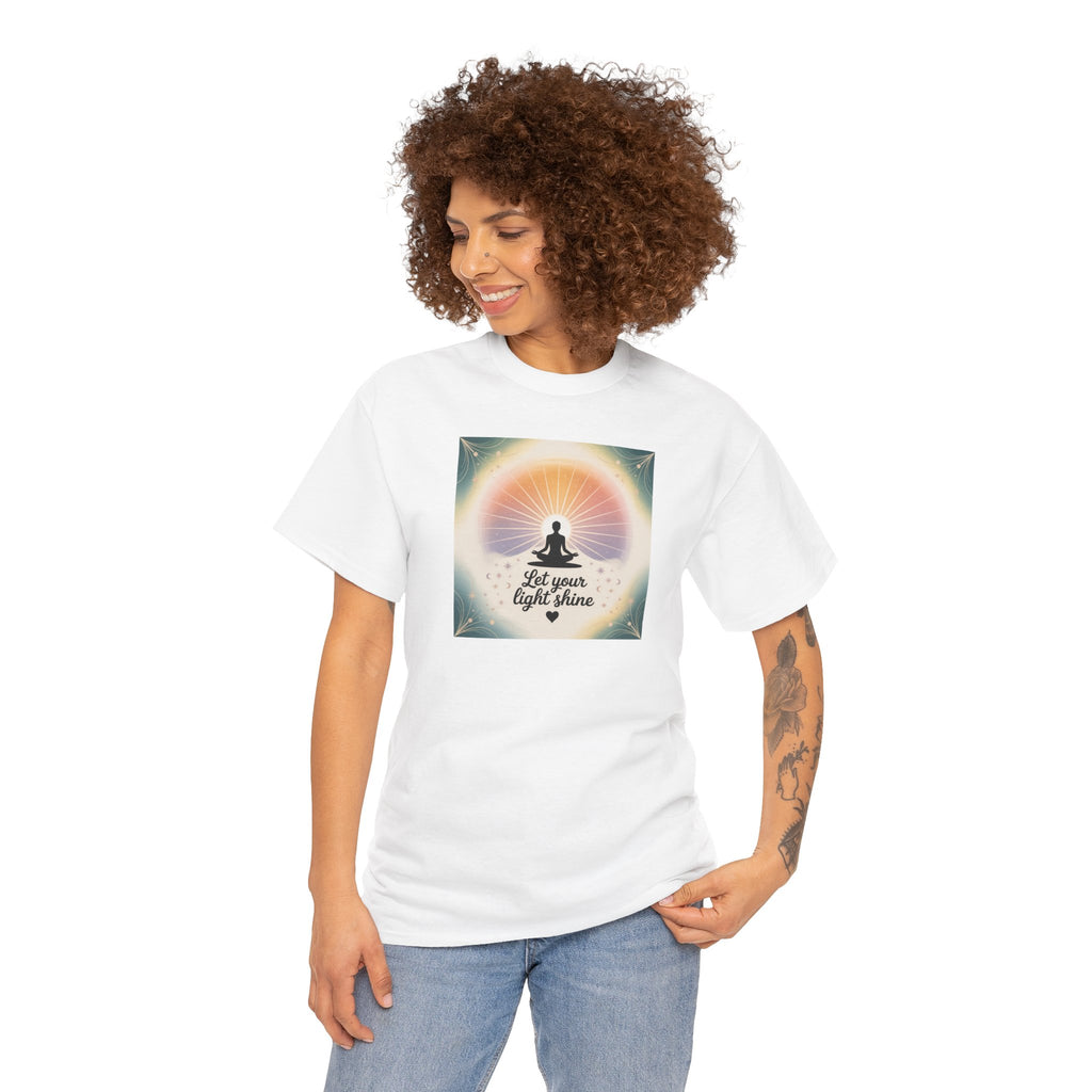 Motivational Unisex Tee: Let Your Light Shine Collection by Quetal Travel ASTRAL