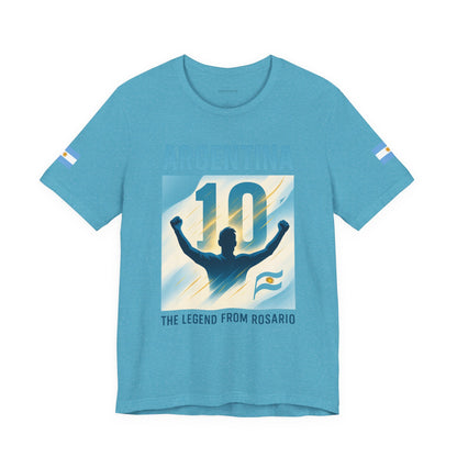 Argentina Legend from Rosario Team Tee - Casual Fashion T-Shirt, USA World Cup 2026 Limited Edition