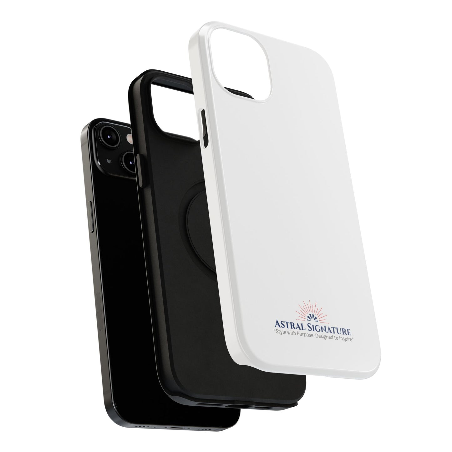 White Phone Case - Impact-Resistant White iPhone & Samsung Galaxy Case by Astral Signature
