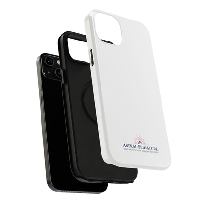 White Phone Case - Impact-Resistant White iPhone & Samsung Galaxy Case by Astral Signature