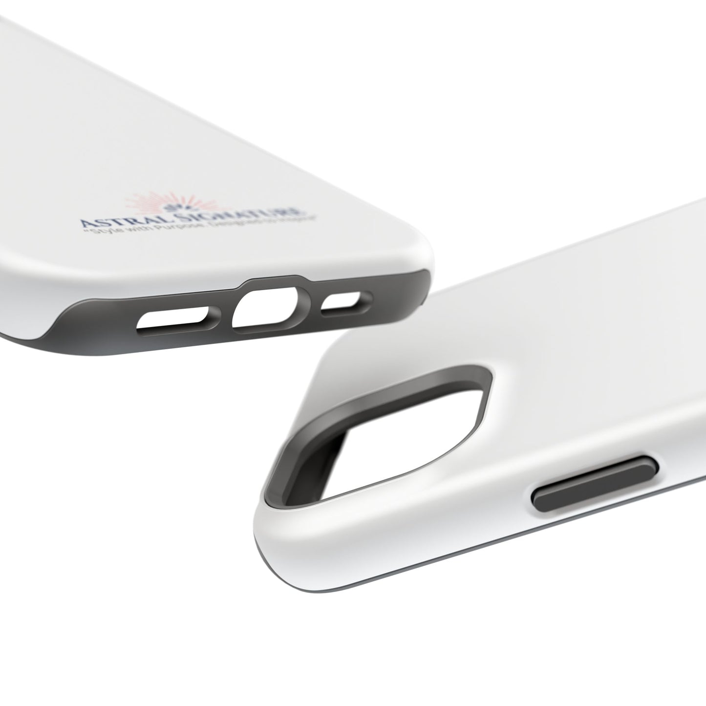 White Phone Case - Impact-Resistant White iPhone & Samsung Galaxy Case by Astral Signature