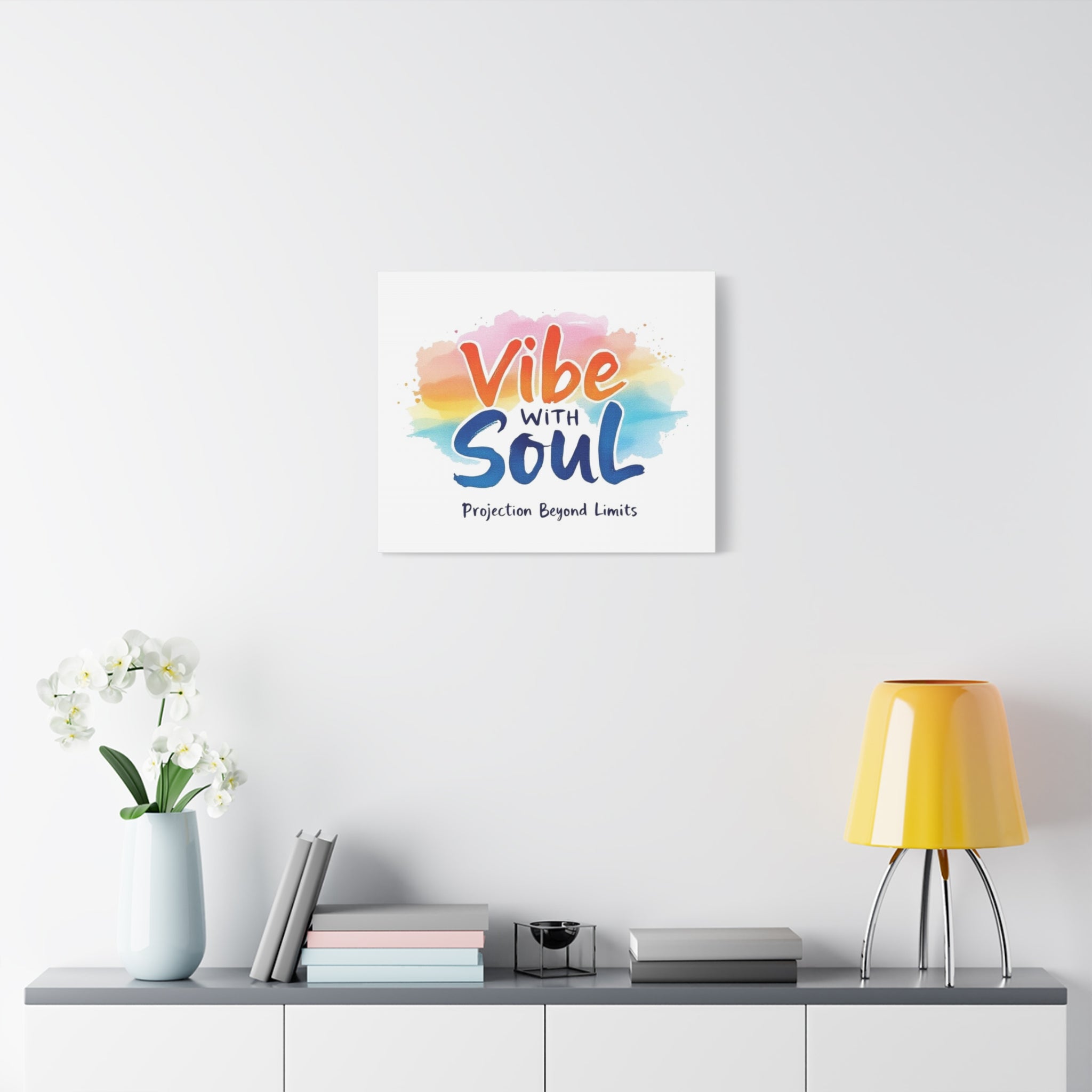Canvas Art Vibe with Soul - Colorful and bold canvas design for vibrant living.