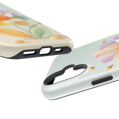 Phone Case Impact-Resistant, Calming 3D Flower Phone Case Impact-Resistant Case for Kids and Adults - Astral Signature