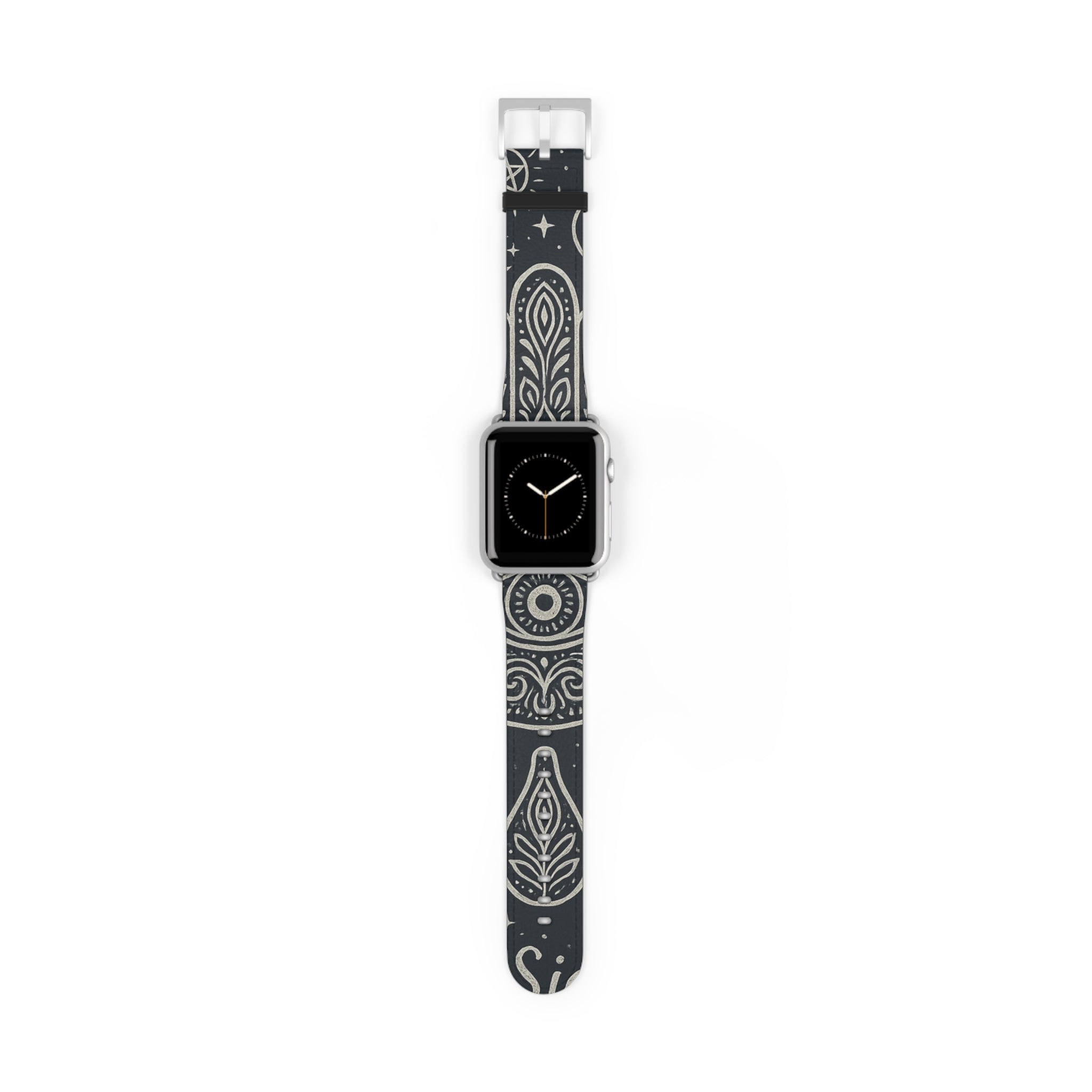 Watch Band - Astral Signature Bohemian Pattern, Ethnic Design, Unique Accessory