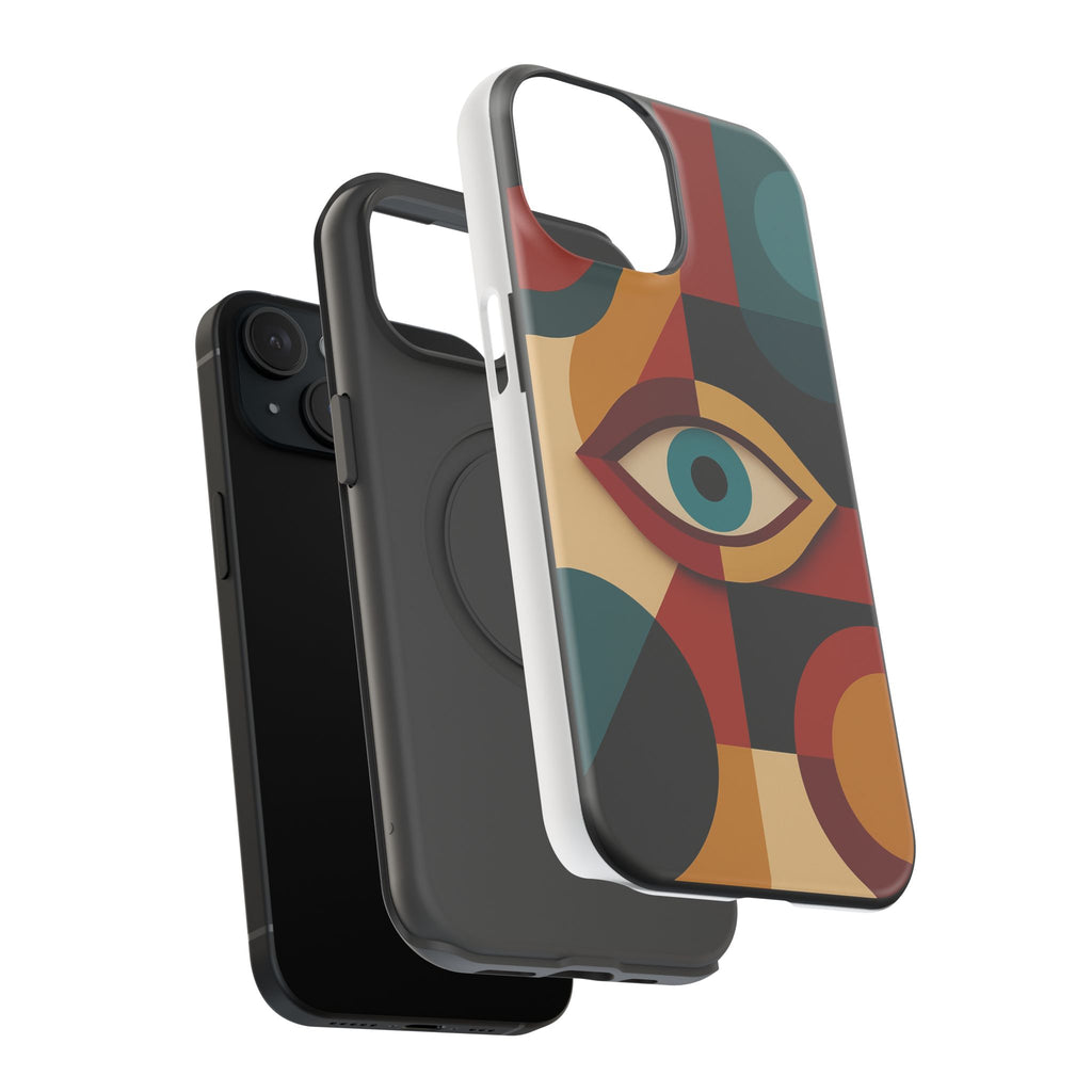 An eye-catching Astral Signature Spiritual Symbol Phone Case shown with great detail.