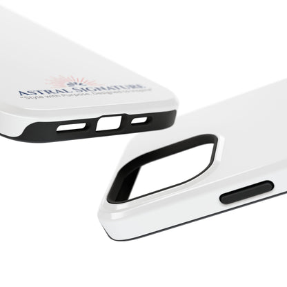 White Phone Case - Impact-Resistant White iPhone & Samsung Galaxy Case by Astral Signature