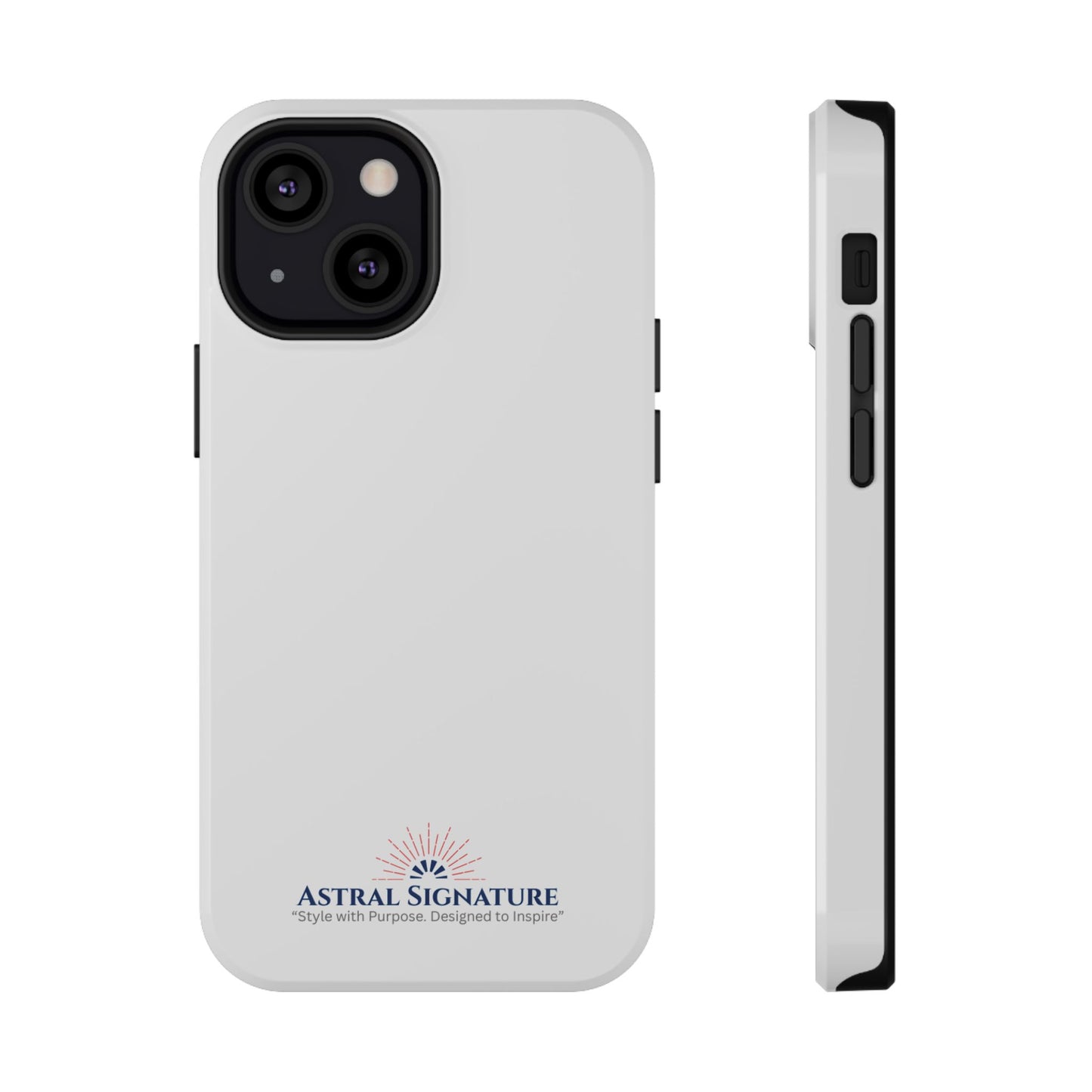 White Phone Case - Impact-Resistant White iPhone & Samsung Galaxy Case by Astral Signature