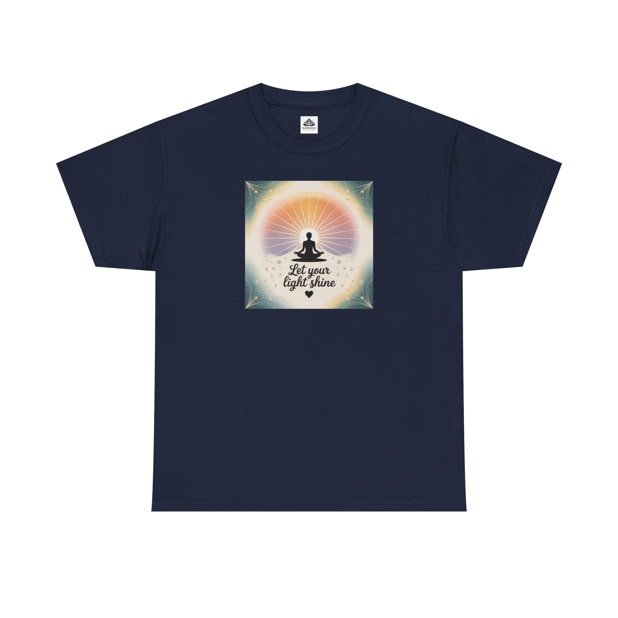 Motivational Unisex Tee: Let Your Light Shine Collection by Quetal Travel ASTRAL