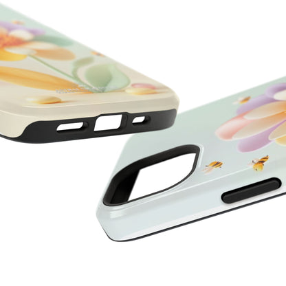Phone Case Impact-Resistant, Calming 3D Flower Phone Case Impact-Resistant Case for Kids and Adults - Astral Signature