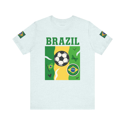 Casual Fashion T-Shirt - GO BRAZIL Team Tee - USA World Cup 2026 Limited Edition