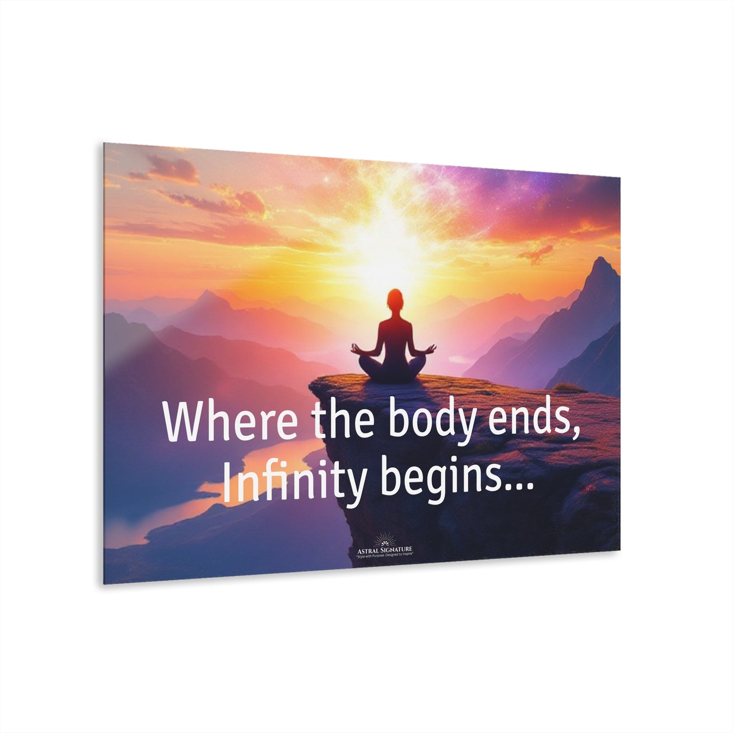 Astral Projection and Meditation Acrylic Prints by Astral Signature