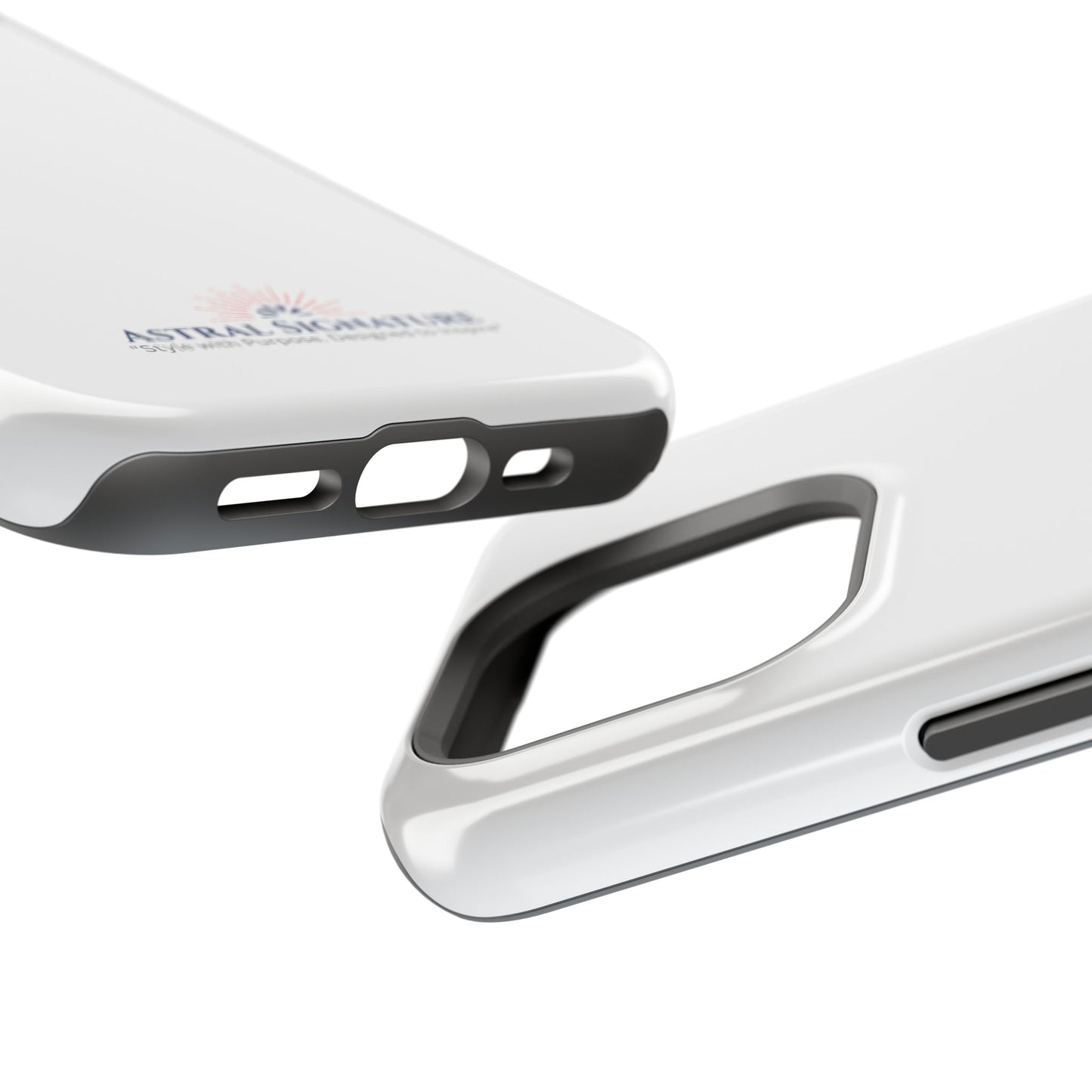 White Phone Case - Impact-Resistant White iPhone & Samsung Galaxy Case by Astral Signature