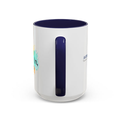 Breathe in and Let go Motivational and Inspirational Coffee Mug by Astral Signature