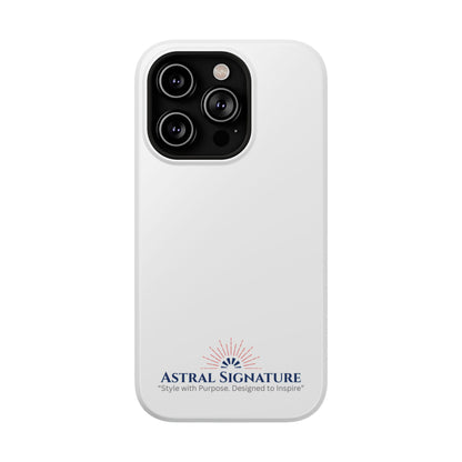White Phone Case - Impact-Resistant White iPhone & Samsung Galaxy Case by Astral Signature