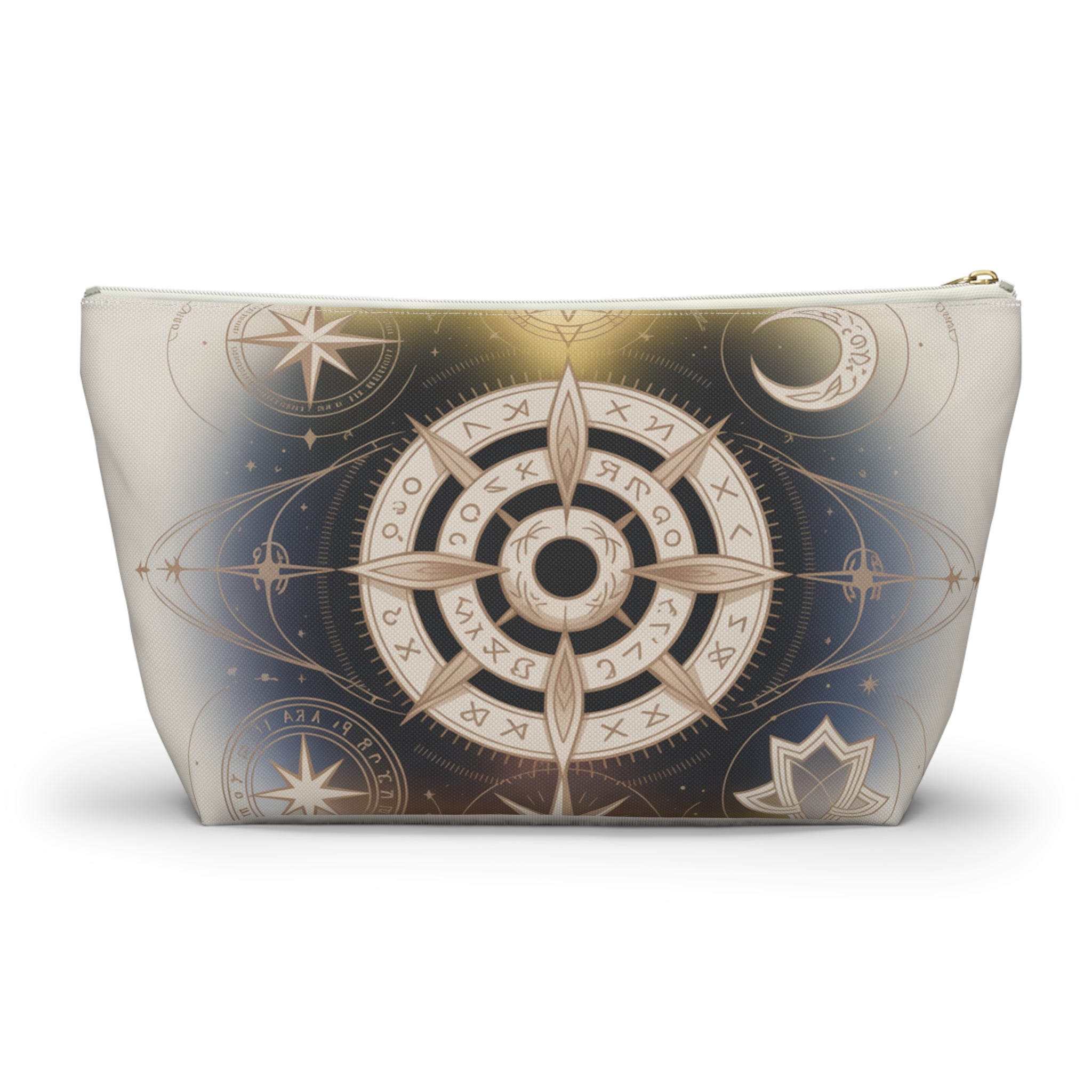Magical Astrology Pouch, Cosmic Accessory Bag, Zodiac Travel Organizer, Horoscope Makeup Case, Celestial Gift