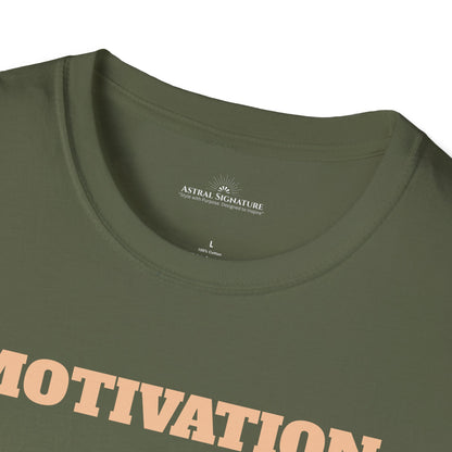 Motivation Tee, Essence Style Unisex Softstyle T-Shirt, White Label by Astral Signature