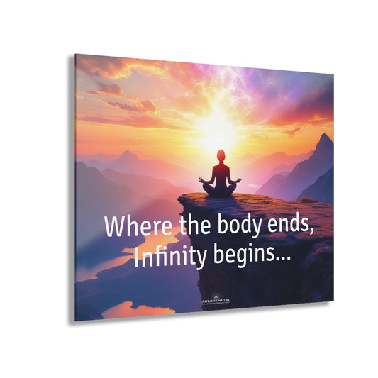 Astral Projection and Meditation Acrylic Prints by Astral Signature