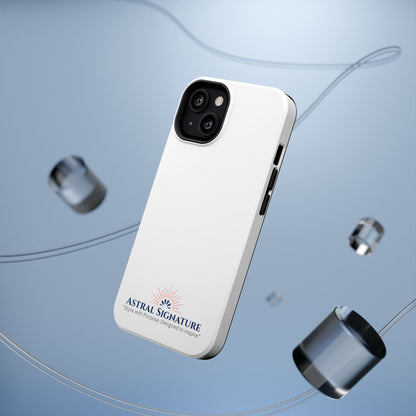 White Phone Case - Impact-Resistant White iPhone & Samsung Galaxy Case by Astral Signature