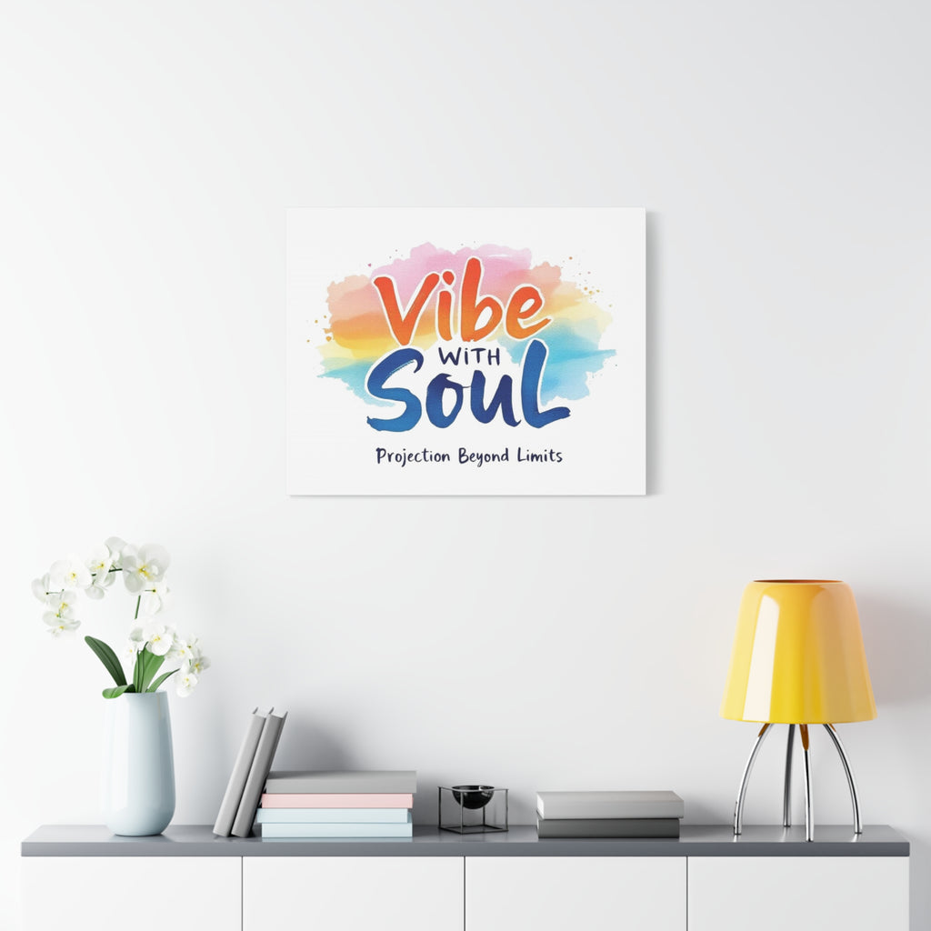 Canvas Art Vibe with Soul - Modern canvas showcasing depth and colors.