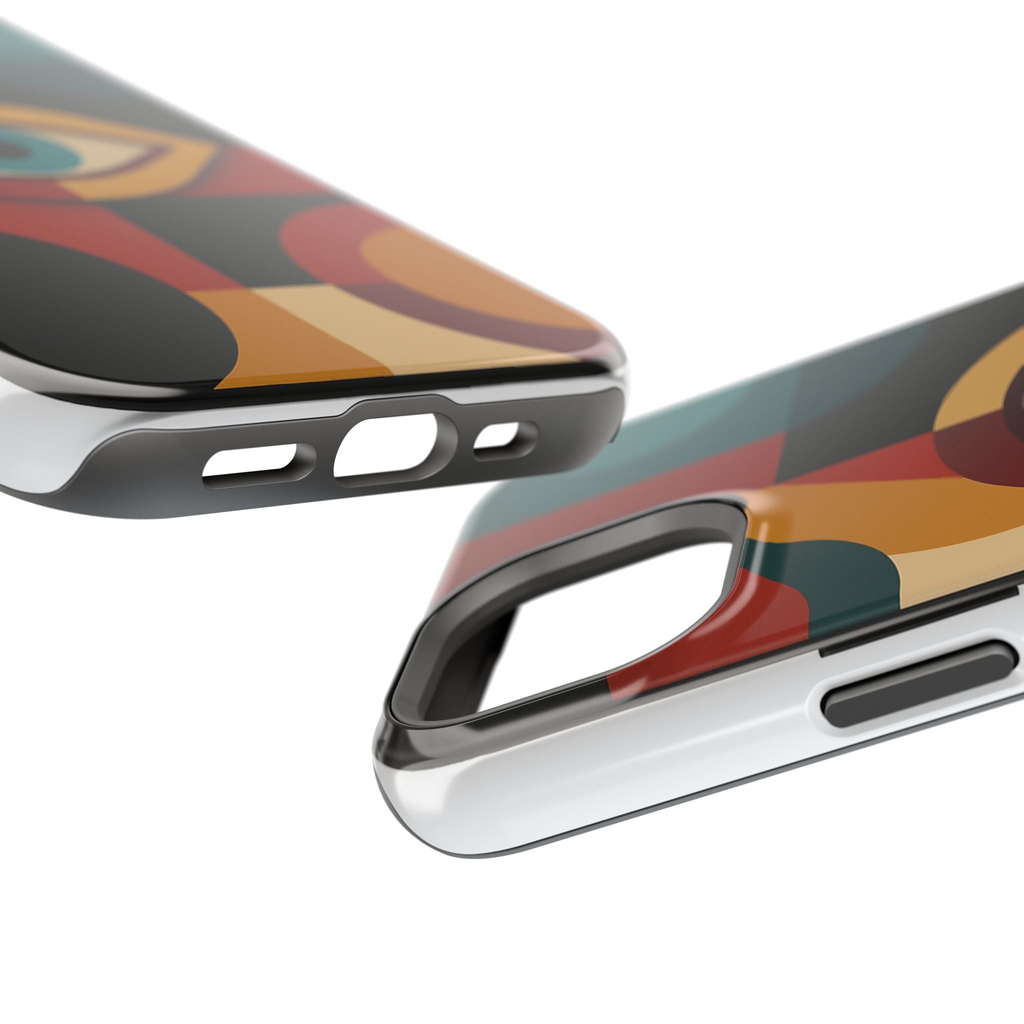 Displaying elaborate designs on the Astral Signature Spiritual Symbol Phone Cases.