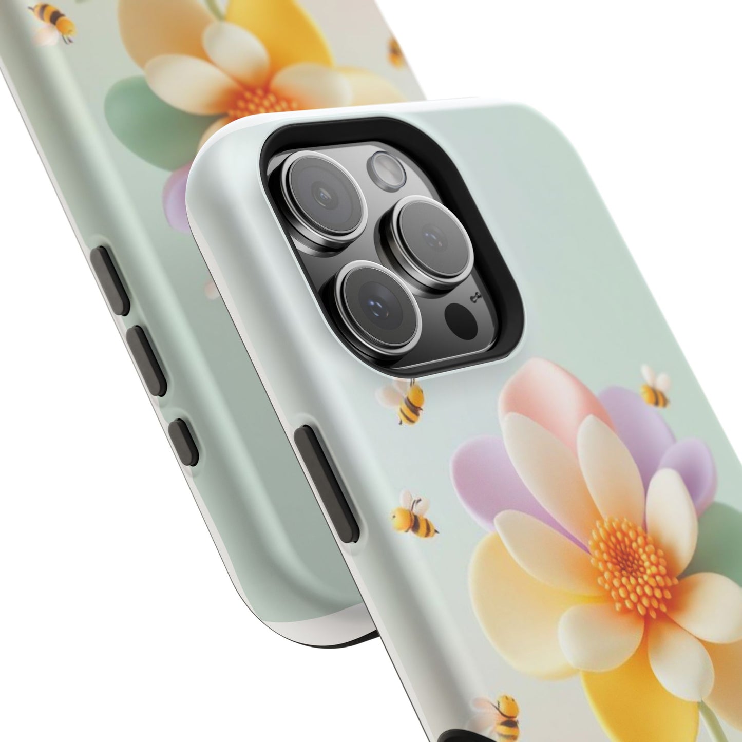 Phone Case Impact-Resistant, Calming 3D Flower Phone Case Impact-Resistant Case for Kids and Adults - Astral Signature