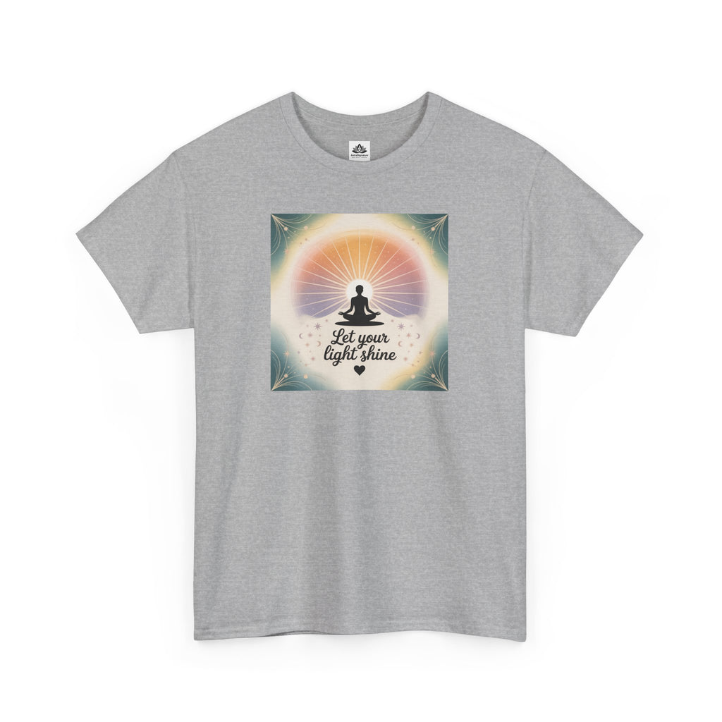 Motivational Unisex Tee: Let Your Light Shine Collection by Quetal Travel ASTRAL