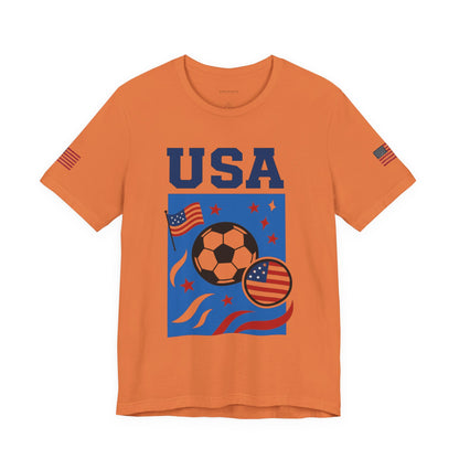 Casual Fashion T-Shirt - GO USA Team Tee, World Cup 2026 Limited Edition