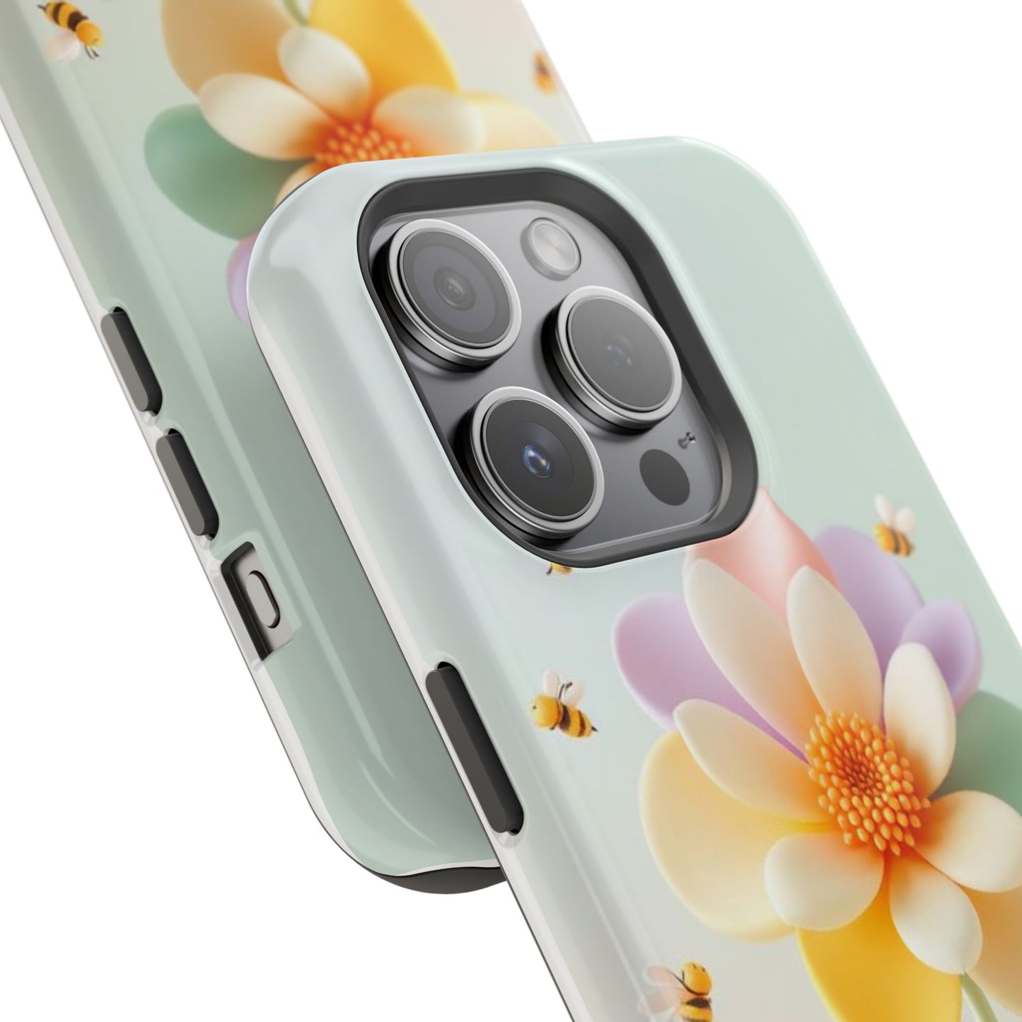 Phone Case Impact-Resistant, Calming 3D Flower Phone Case Impact-Resistant Case for Kids and Adults - Astral Signature