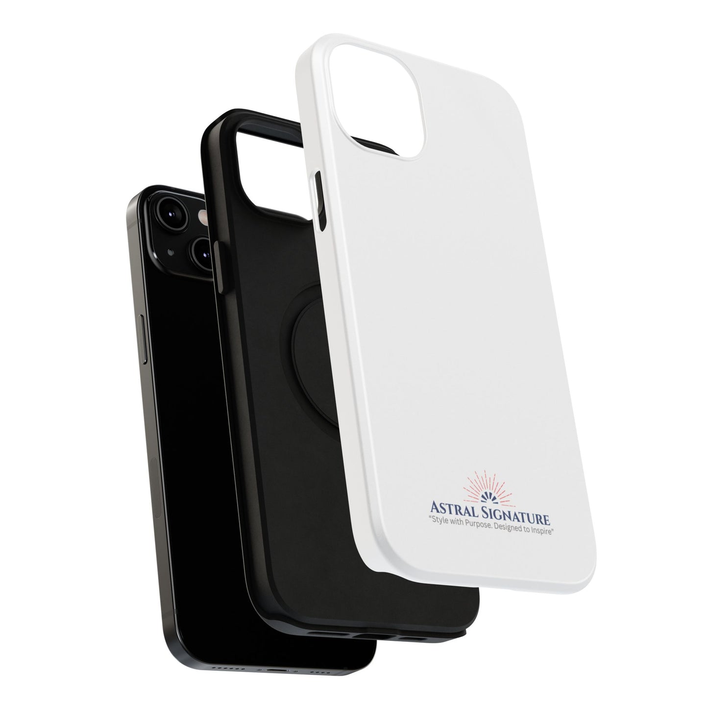 White Phone Case - Impact-Resistant White iPhone & Samsung Galaxy Case by Astral Signature