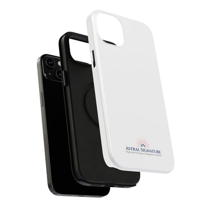 White Phone Case - Impact-Resistant White iPhone & Samsung Galaxy Case by Astral Signature