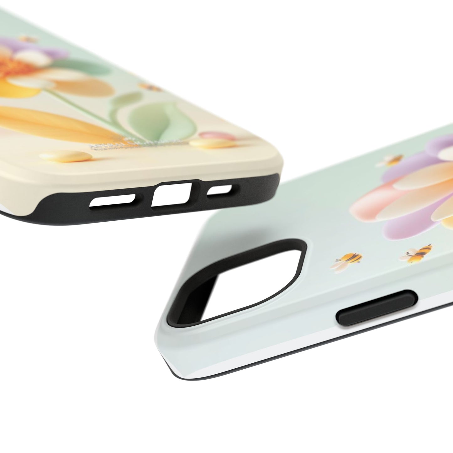 Phone Case Impact-Resistant, Calming 3D Flower Phone Case Impact-Resistant Case for Kids and Adults - Astral Signature
