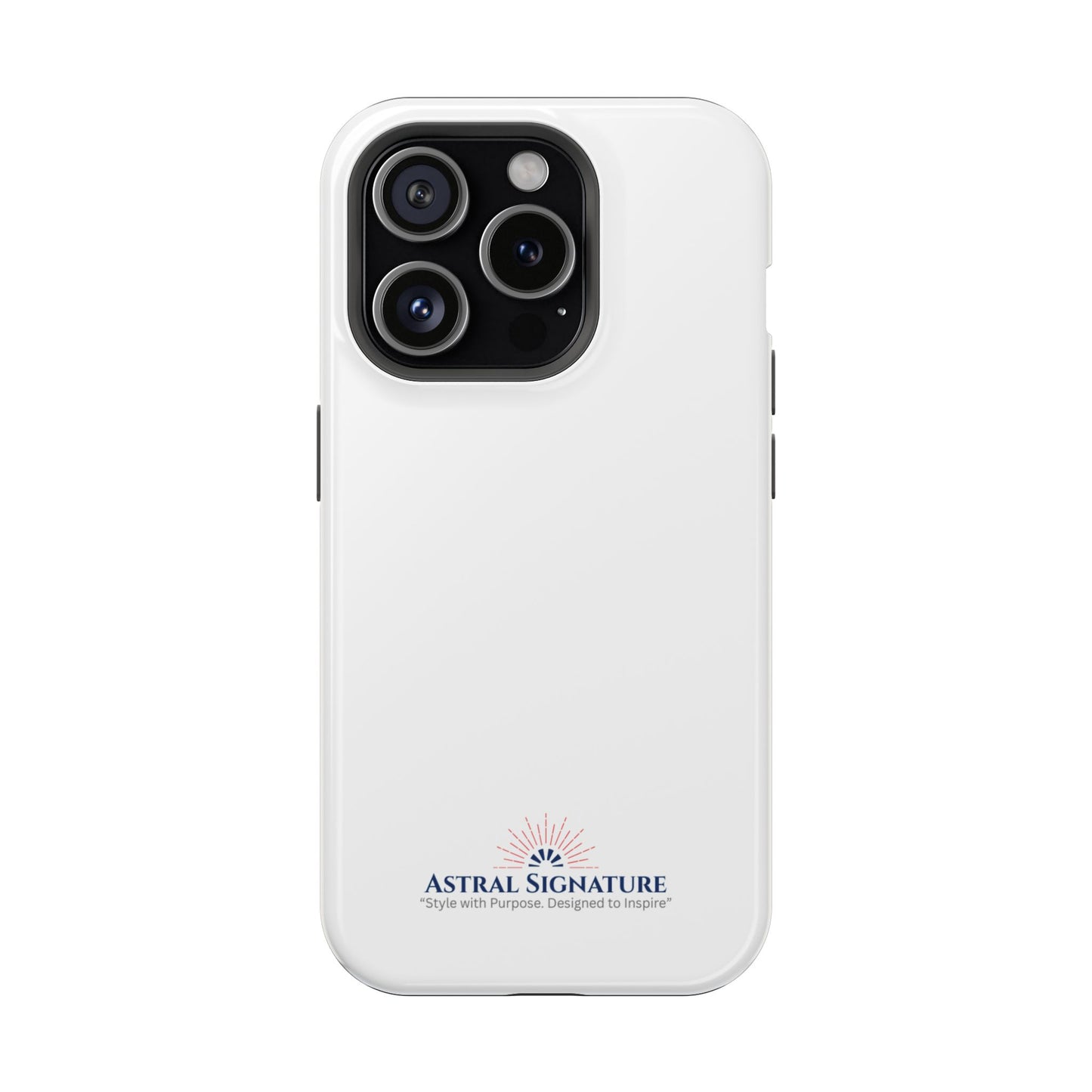 White Phone Case - Impact-Resistant White iPhone & Samsung Galaxy Case by Astral Signature