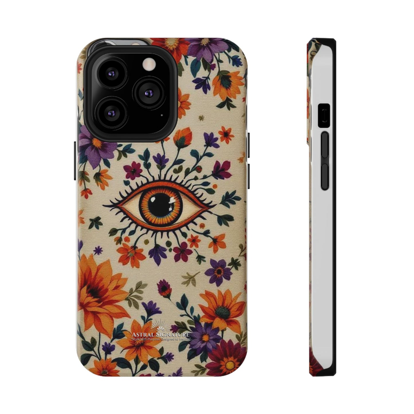 Phone Cases - Eye of God Symbol Impact-Resistant Case by Astral Signature