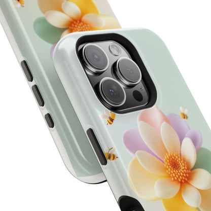 Phone Case Impact-Resistant, Calming 3D Flower Phone Case Impact-Resistant Case for Kids and Adults - Astral Signature