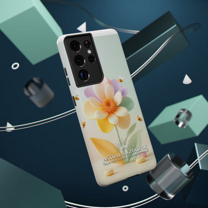 Phone Case Impact-Resistant, Calming 3D Flower Phone Case Impact-Resistant Case for Kids and Adults - Astral Signature