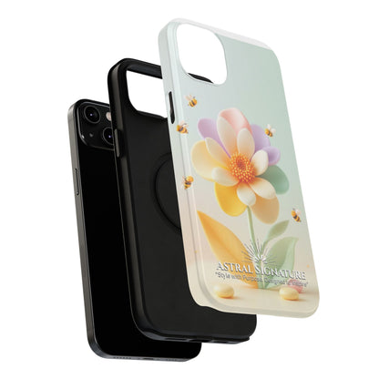 Phone Case Impact-Resistant, Calming 3D Flower Phone Case Impact-Resistant Case for Kids and Adults - Astral Signature