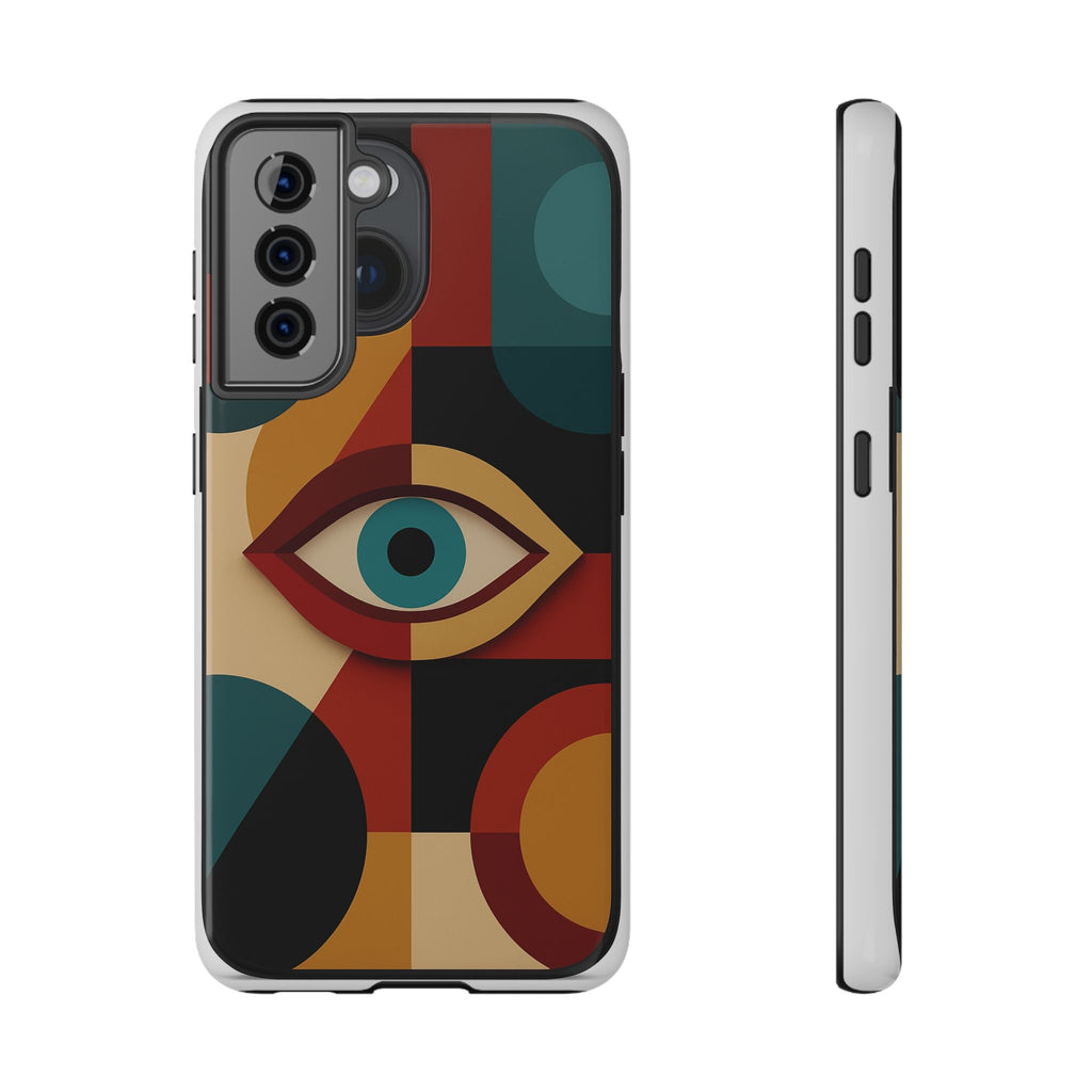 Vibrant and colorful Astral Signature Spiritual Symbol Phone Cases with cosmic themes.