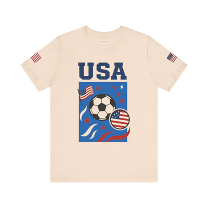 Casual Fashion T-Shirt - GO USA Team Tee, World Cup 2026 Limited Edition