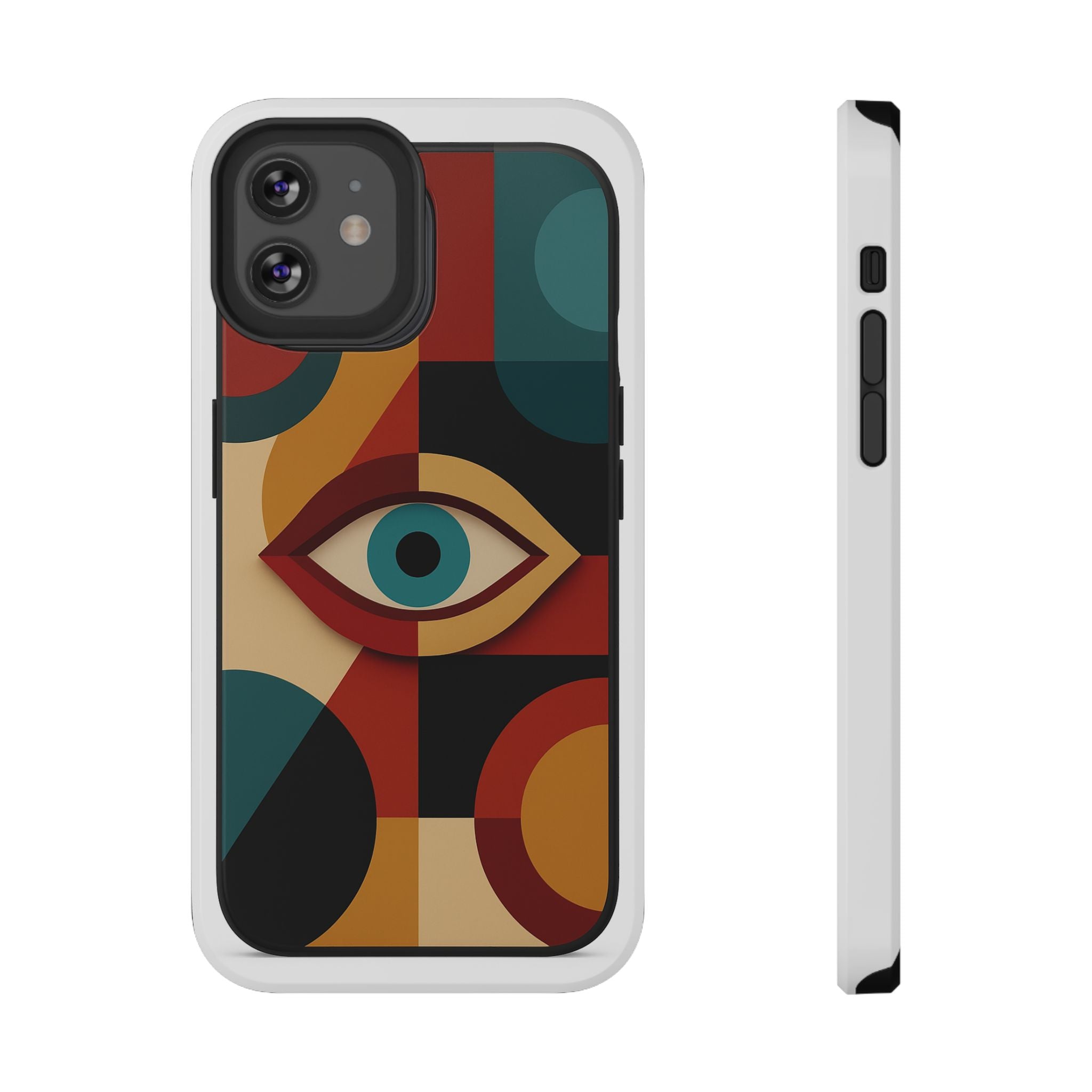 Close-up of detailed artwork on an Astral Signature Spiritual Symbol Phone Case.