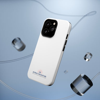 White Phone Case - Impact-Resistant White iPhone & Samsung Galaxy Case by Astral Signature