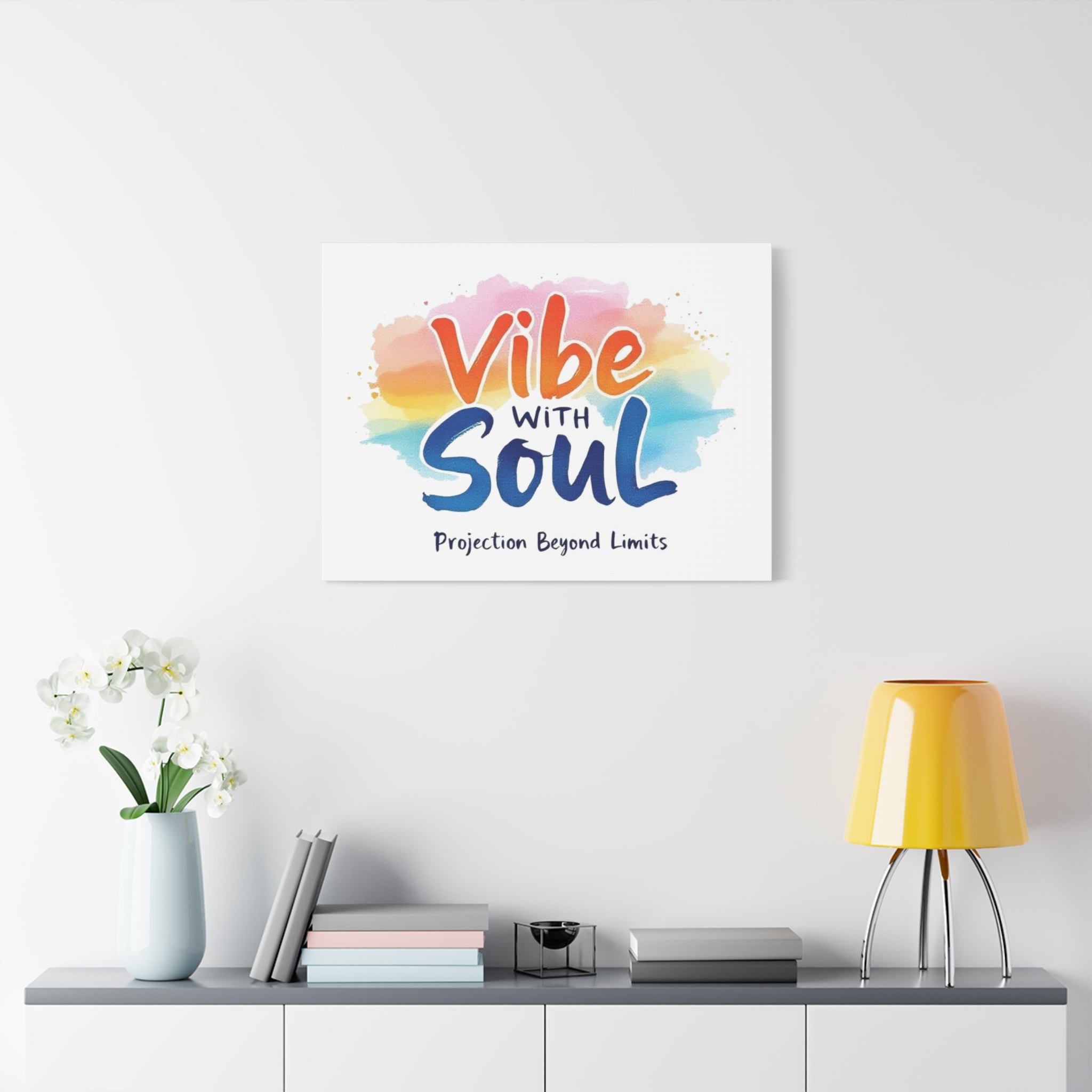 Canvas Art Vibe with Soul - Decorative abstract art that resonates warmth.
