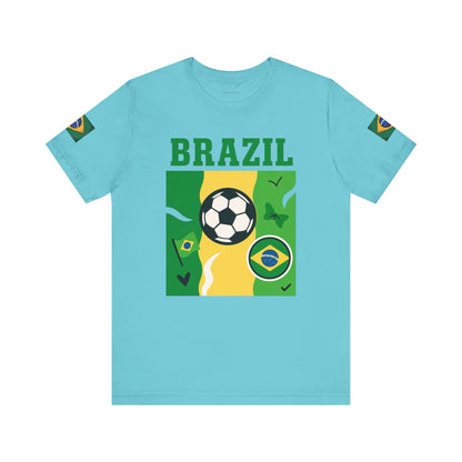 Casual Fashion T-Shirt - GO BRAZIL Team Tee - USA World Cup 2026 Limited Edition