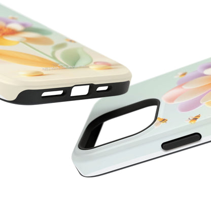 Phone Case Impact-Resistant, Calming 3D Flower Phone Case Impact-Resistant Case for Kids and Adults - Astral Signature