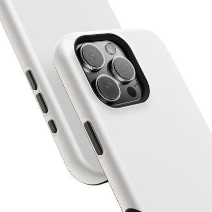 White Phone Case - Impact-Resistant White iPhone & Samsung Galaxy Case by Astral Signature
