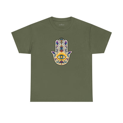 Hamsa Protective Symbol Tee - Astral Signature